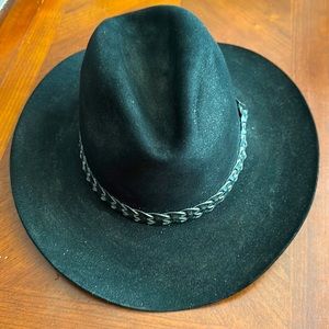 Resistol Self Conforming Round Up Collection Black Hat Size 7 1/4